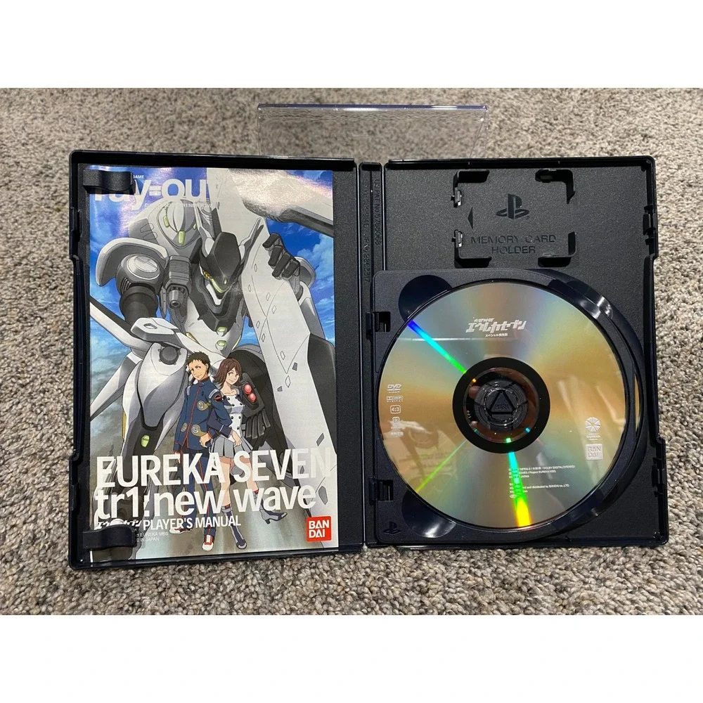 Video Game Sony PS2 Eureka Seven TR1 New Wave Bandai NTSC-J Excellent